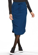 Cherokee Women 30" Drawstring Skirt CK505A NYPS Navy Free Shipping