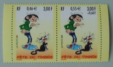France année 2001 P3371A neuf luxe ** fête du timbre provenant de carnet Gaston