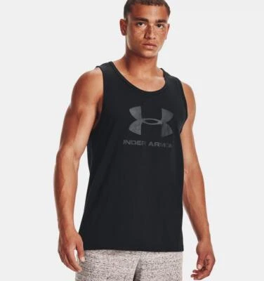 Under Armour UA Sportstyle Logo Herren Tanktop 001 (Schwarz) - Größe XS-XL - Bild 1 von 4
