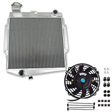 3 Row Aluminum Radiator Fan For 1966-1970 Datsun Roadster Fairlady 1967 68 Mt 3 Row Aluminum Radiator Fan For 1966-1970 Datsun Roadster Fairlady 1967 68 Mt