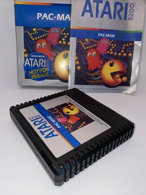 Atari 5200 PAC-MAN Game Complete - Cartridge, Box, Manual | eBay