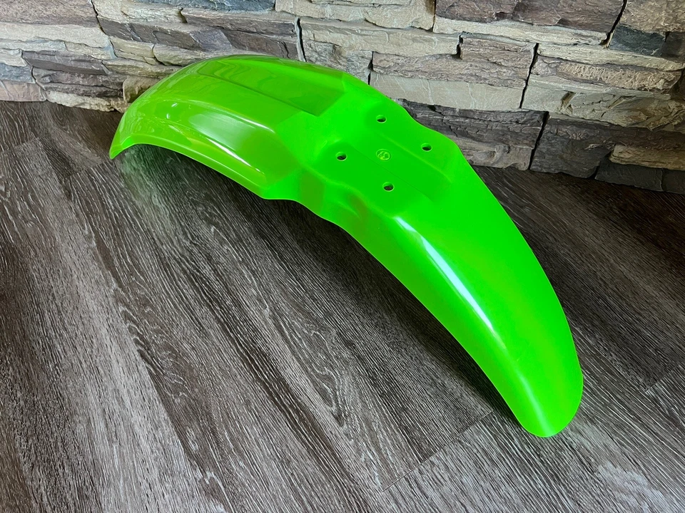 Guardabarros delantero Kawasaki KLX450R KX125 KX250 motocross de UFO KA03736-026 Foto 2 de 4