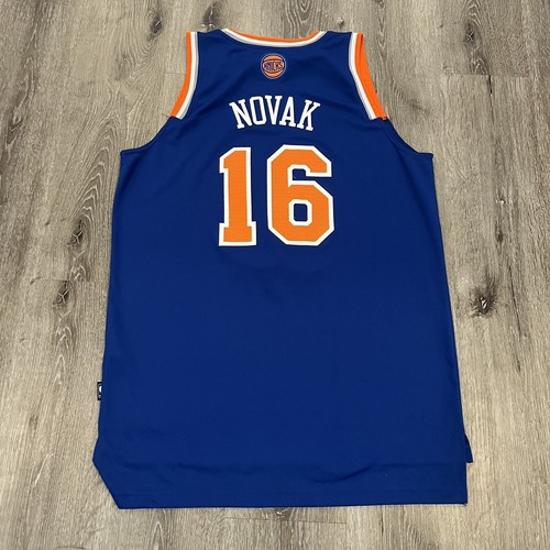 Steve Novak New York Knicks Adidas NBA Sewn Jersey Size Men’s Large (+2) - Picture 7 of 10