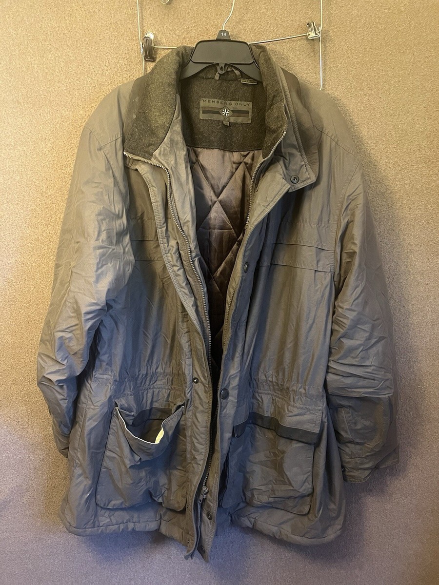 Vintage Members Only Jacket Men's Size XL Full Zip RN 28593 | eBay