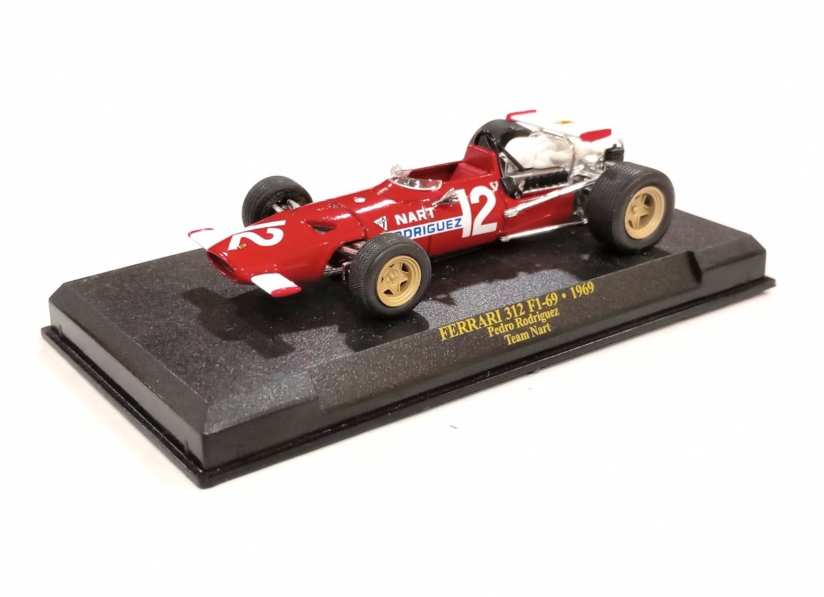 Hachette 1/43 Ferrari 312 F1-69 - 1969 Pedro Rodriguez, Team