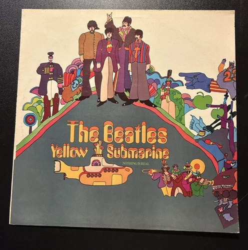 THE BEATLES Yellow Submarine 1969 33 Album Record Vinyl 12" LP Apple Records EX
