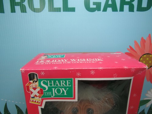 SANTA HOLIDAY WISHNIK - 7" UNEDA Wishnik Troll - NUEVO EN PAQUETE - RARO - Imagen 3 de 10