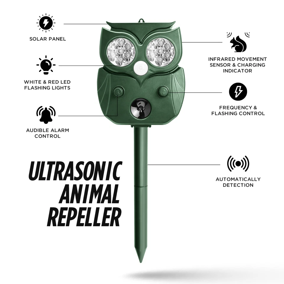 Guard Dog Ultrasonic Animal Repeller – Waterproof Pest Deterrent for Outdoor Use - Image 2 of 4