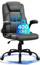 Big and Tall Office Chair 400LBS Wide Seat Ergonomic Computer Chair Heavy Duty
