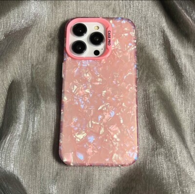 iPhone 16 Pro Phone Case Baby Pink Shell Pro Shockproof Cover US