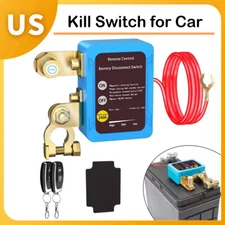 Car Battery Switch Disconnect Power Kill Master Isolator Cut Off Remote Control