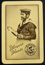 AD117 Swap Playing Cards 1 VINTAGE ADVT PLAYER’S PLEASE CIGARETTES SAILOR 