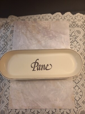 McCoy Pane Bread Dish Plate 14 X 5  Vintage USA Pottery Classic Fair Condition 
