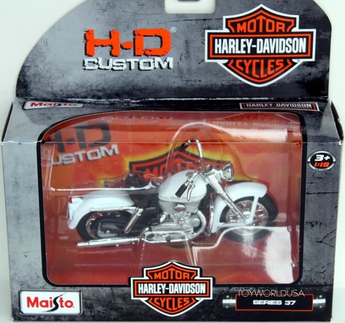MÔ HÌNH HARLEY DAVIDSON 1952 K MODEL 1:18 MAISTO 3607 - Xe Mô Hình - View #12