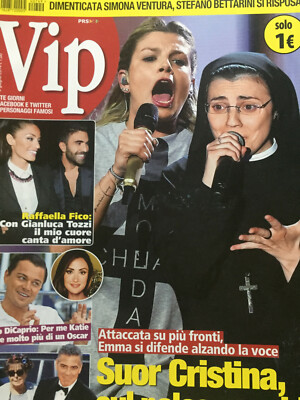 Vip 2014 Marrone Suor Cristina,Lily Allen,Valeria