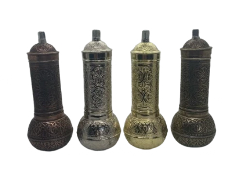 Traditional Turkish/Ottoman Hand-Mill Pepper Salt Spice Grinder Adjustable 8"