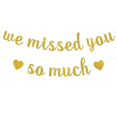 Maicaiffe We Missed You So Much Banner - Welcome Back Party Decor - Welcome H...
