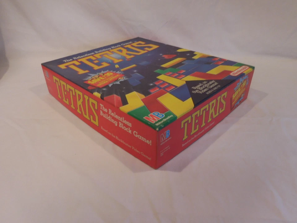 Tetris Link Board Game Original Nintendo Strategy Tabletop Arcade Family Rare - Image 2 of 4