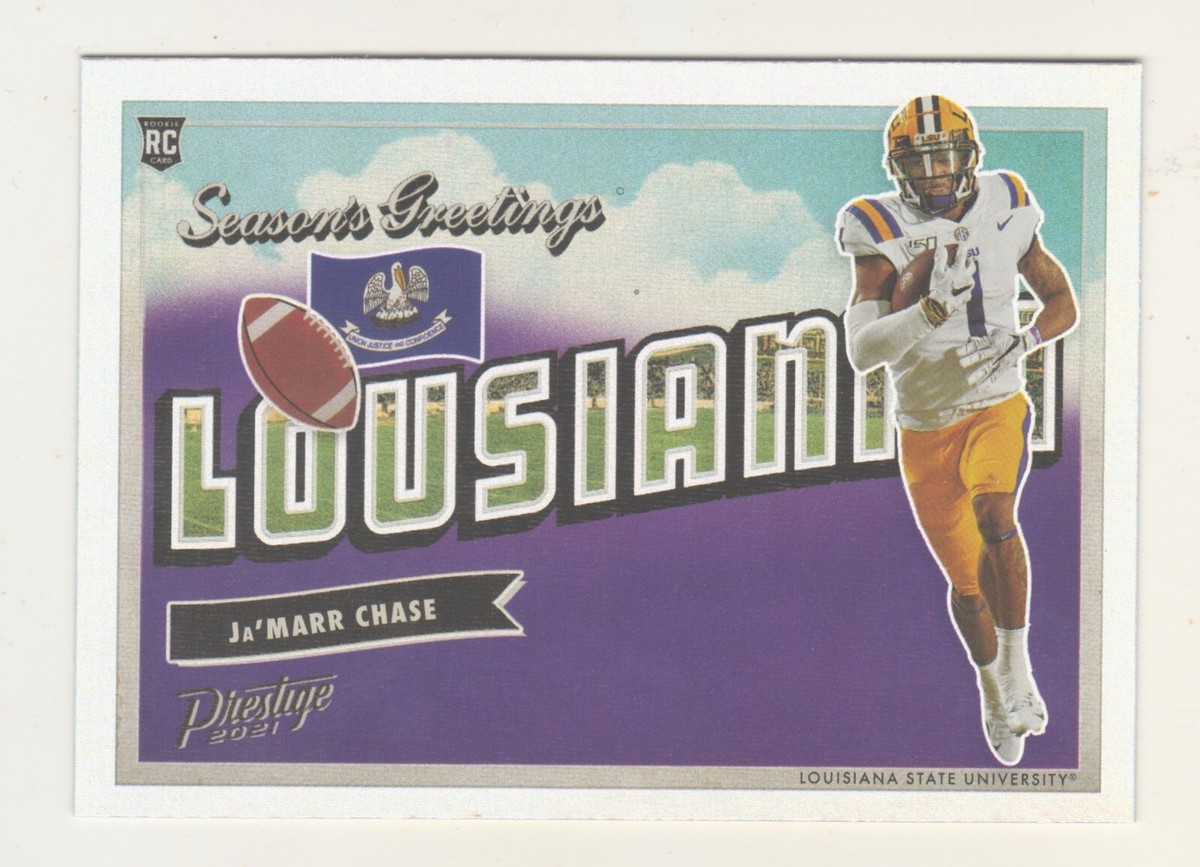2021 Panini Prestige SEASON'S GREETINGS LOUISIANA #SG-14 Ja'MARR