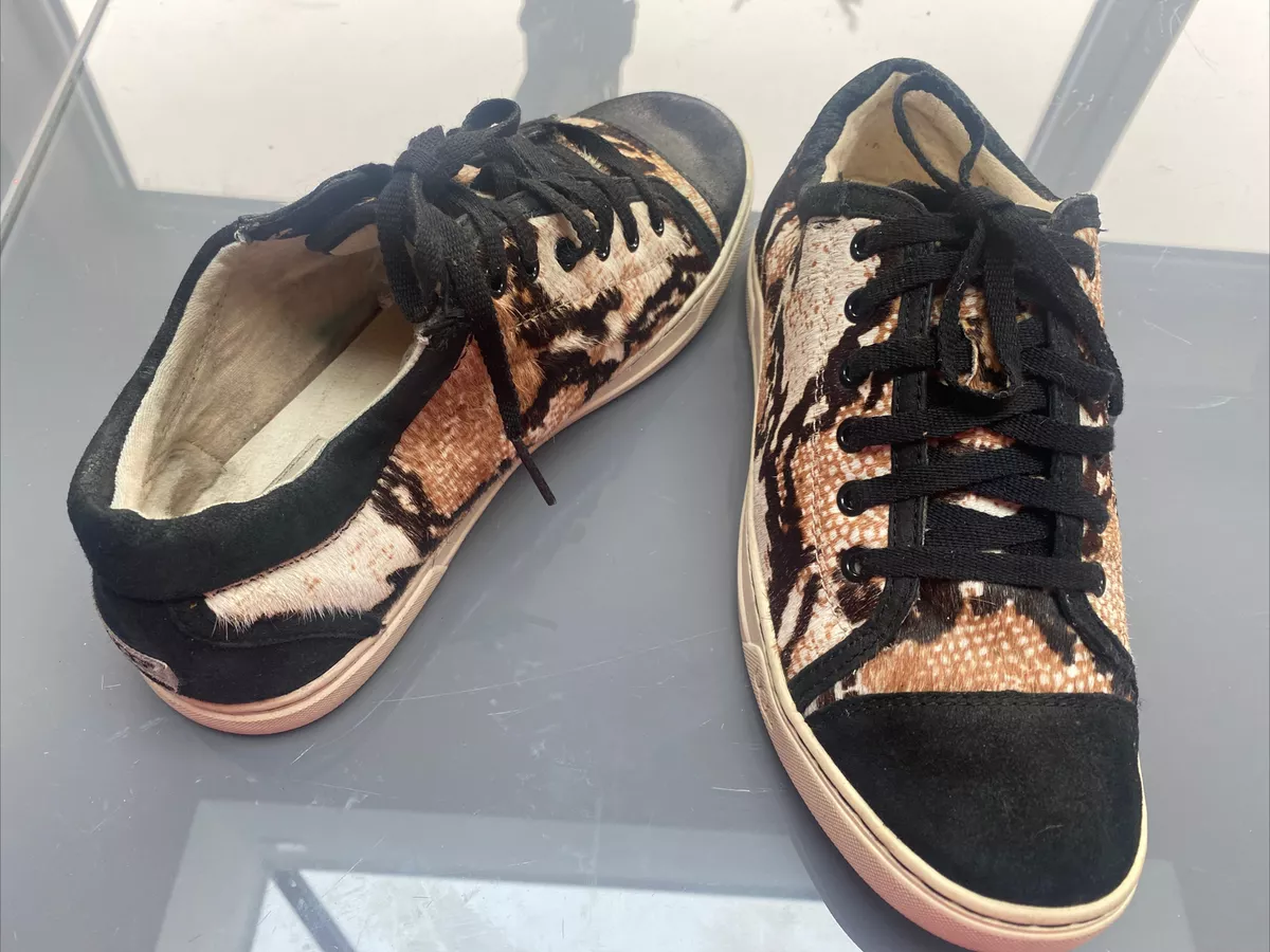 Ugg Trainers 6.5 Low Top Slip On Shoes EU 39 Leather Snakeskin Pony skin  New | eBay