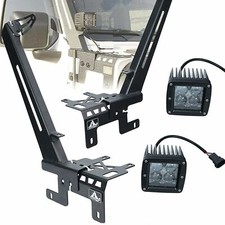 A-pillar Light Bar Mount Bracket For 2018-2026 Jeep Wrangler Jl Gladiator Jt