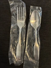 Oneida Stainless Steel Children's Spoon & Fork Set Paul Revere Patten 4 each