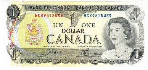 Canada 1 dollar 1973 aUNC « BCR » corbeau/bouey - Photo 1/2