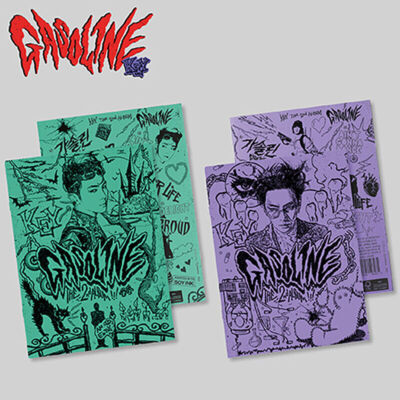 SHINEE KEY [GASOLINE] 2nd Album BOOKLET Ver RANDOM CD+Photo Book+2 Card+Sticker