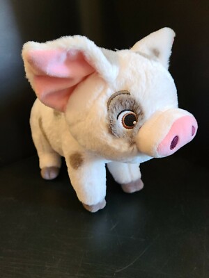 Disney Store Authentic Genuine Moana Pet Pig Pua Plush 8 1 2 Ebay