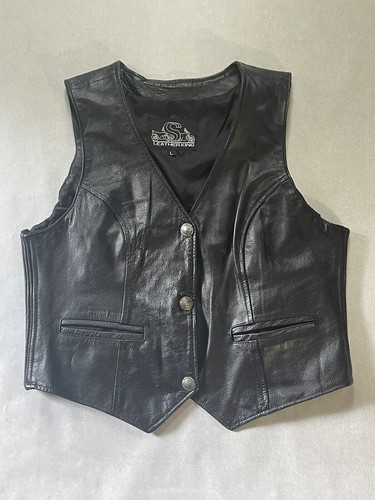 Leather Motorcycle Vest 