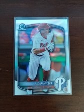 Aiden Miller 2025 Bowman Draft Chrome Refractor Phillies BDC-180