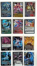 Digimon Pre-Release/Release Event, Stamped Foil Promo, 12 Card Bundle.