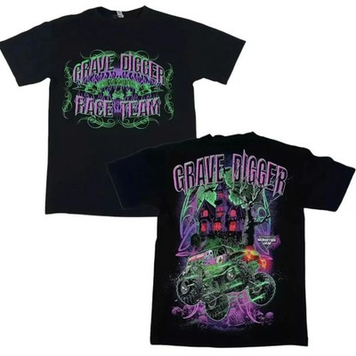 Grave Digger Monster Jam Graphic T-shirt, Vintage 1988 Race Team Tee