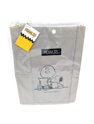 Snoopy Peanuts Official Small Tote Bag Grey
