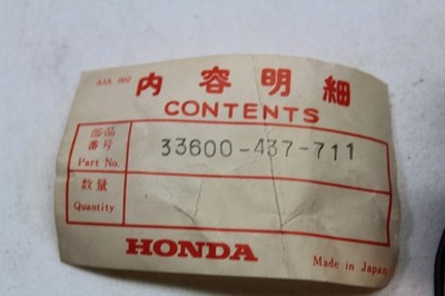 NOS Genuine HONDA CB125 XL125S XL185S PA50 R. REAR TURN SIGNAL