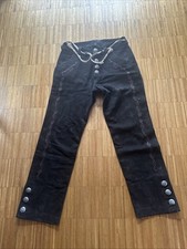 Skandal_Trachtenlederhose Gr. 36, Glattleder Münzknöpfe, Kordel