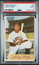 Larry Doby 1954 Bowman PSA 2 #84 Cleveland Indians