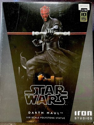STAR WARS Ray Park as Darth Maul BDS Statue 1/10 Scale Iron Studios  mit OVP