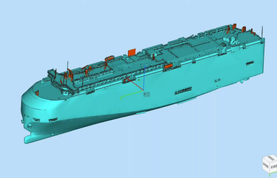 1/2000 Ace Roll on/Roll off Ship for Civil Use