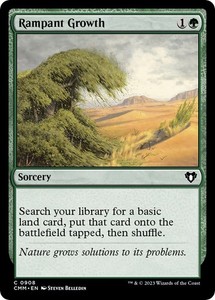 Rampant Growth #908 Commander Masters Common MTG