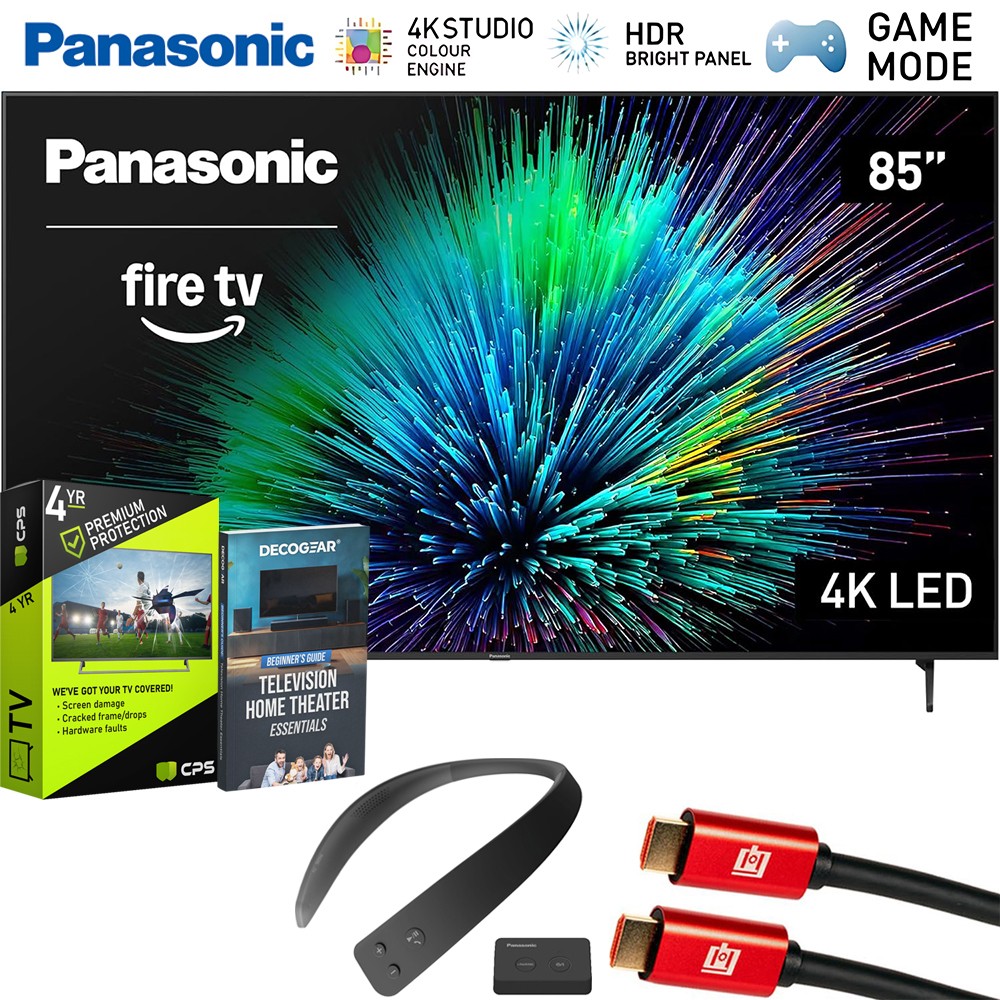 Panasonic W70 Series 85 inch LED 4K UHD Smart Fire TV + WN10