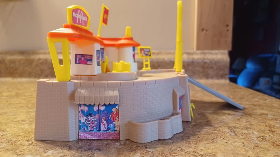 Lote de juegos vintage Hot Wheels McDonald’s lavado de autos construcción piezas faltantes Foto 3 de 4
