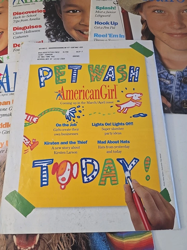 1998 American Girl Doll Magazine Complete Set Of 6 Issues Y2K Vintage Teen AG Foto 3 de 4