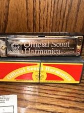 HOHNER OFFICIAL SCOUT HARMONICA 10 HOLE DIATONIC HARMONICA IN THE KEY OF C