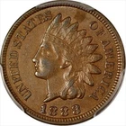 1888 Indian Cent RPD FS-302, S-2 PCGS AU53