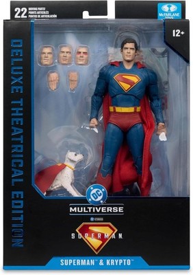 McFarlane DC Multiverse Superman & Krypto Theatrical Deluxe Action Figure