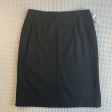 Vintage Charles Chang-Lima Black Pencil Skirt Neiman Marcus Designer Sz 12
