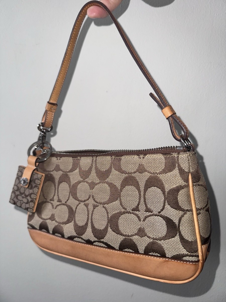 Y2K Vintage Coach Signature Demi Bag No. 6094 With Matching NWT