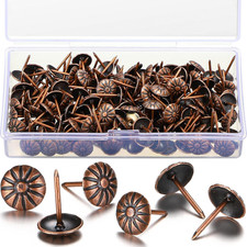 200 Pcs Upholstery Tacks for Decorative Furniture Upholstery Nails 7/16 Inch Vin