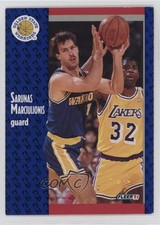 1991-92 Fleer (Guarded by ) Sarunas Marciulionis Magic Johnson #68 HOF 14s2